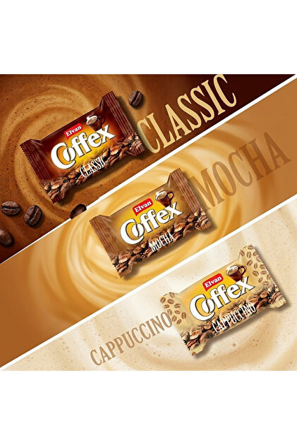 Elvan Coffex Mix (Kahve-Cappuccino-Mocha) 1000 Gr. (1 Poşet