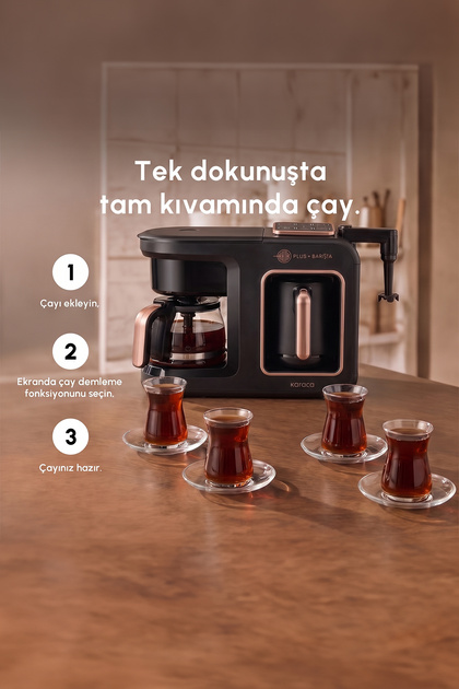 Karaca Hatır Plus Barista 6 in 1 Latte Cappucino ve Közde Türk