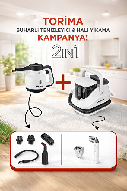 Torima JJB-747-II Koltuk ve Halı Yıkama Makinesi + CB-902A Çok