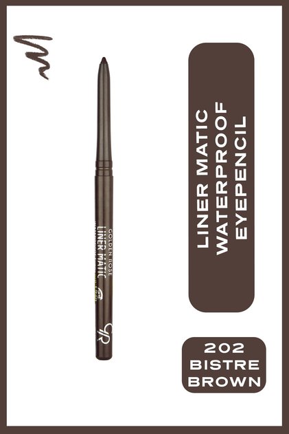 Liner Matic Waterproof Eyepencil - 202 Bistre Brown - Suya Dayanıklı Kahverengi Göz Kalemi