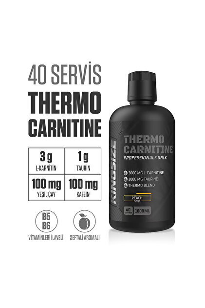 Kingsize Nutrition Thermo Carnitine 1000 ml Şeftali