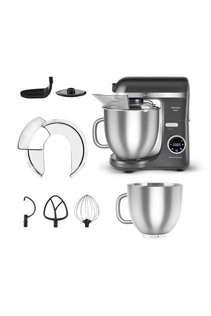 Mastermaid Chef Ultra D2000 Dijital Ekranlı Hamur Yoğurma Makinesi Matte Black 7L