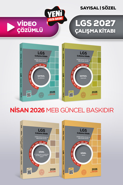 Marka Yayınları 2027 TEMMUZ Güncel 8. Sınıf LGS Çıkmış Sorular ve