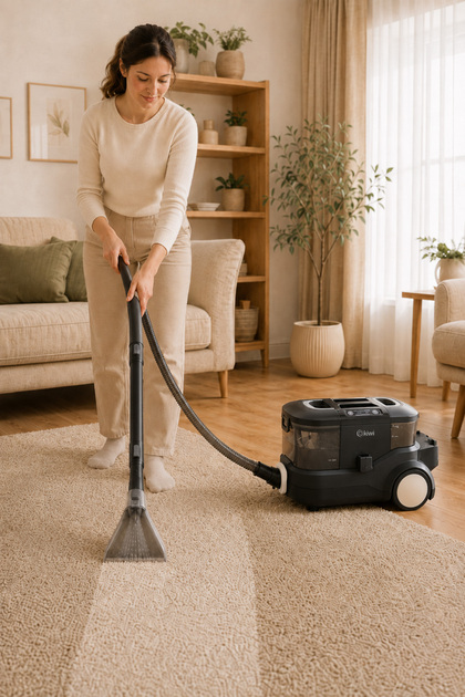 Kiwi Kcc-4325W Siyah Pencere Temizleme Aparatlı Koltuk Halı Yıkama