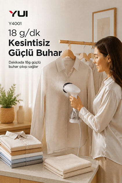 Yui Y4001 1400w 230 Ml Su Hazneli Portatif Buharlı Kırışık