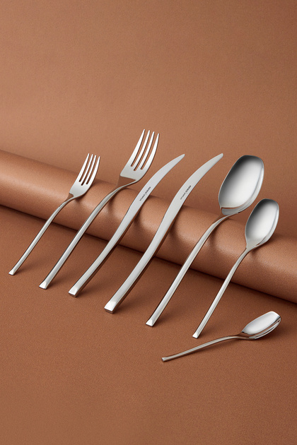 Dora 316 Steel 84 Piece Premium Fork Spoon Knife Set for 12 Persons Boxed