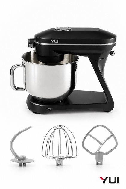 Easy Chef M129 1800W Stand Mikser 7L Pres Döküm Metal Hamur Yoğurma Makinesi