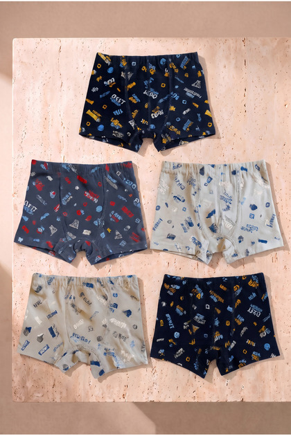 Boy's summer written 5-piece boxer