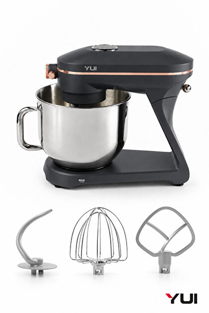 Yui Easy Chef M129 1800W Stand Mikser 7L Pres Döküm Metal Hamur