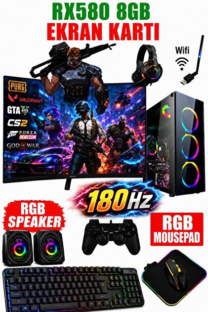 Apphirex TC88X Ryzen 5 5500 16GB 512GB M2 SSD RX580 8GB 23.6