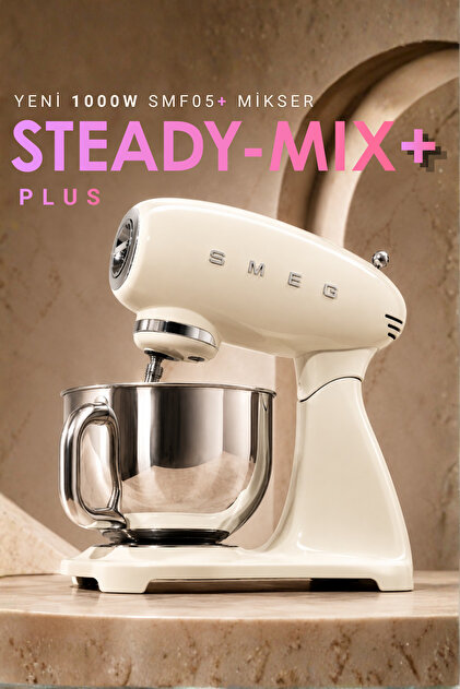 50's Style Steady-Mix® Plus 4,8L Krem SMF05+ Stand Mikser 1000W