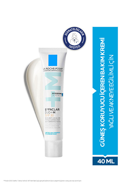 Effaclar Duo+M SPF30+ Yağlı Ve Akneye Eğilimli Ciltler İçin Yüz Bakım Kremi 40 ml