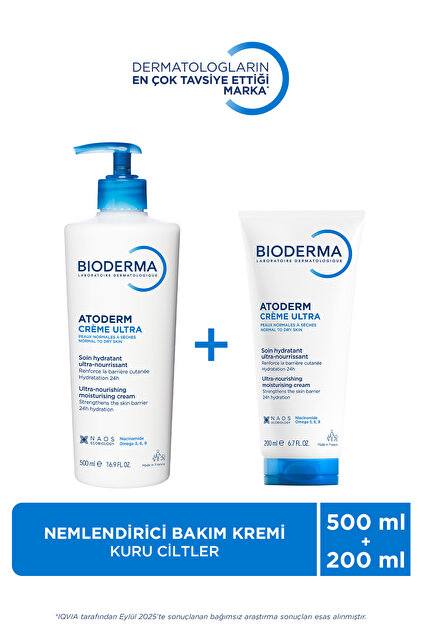 Atoderm Creme Ultra 500ml + Atoderm Creme Ultra 200 ml