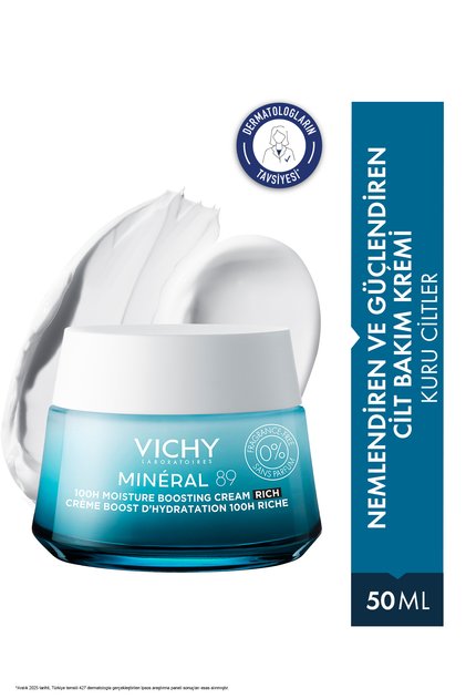 Mineral 89 72H Moisturizing Care Cream Rich Texture 50 ml