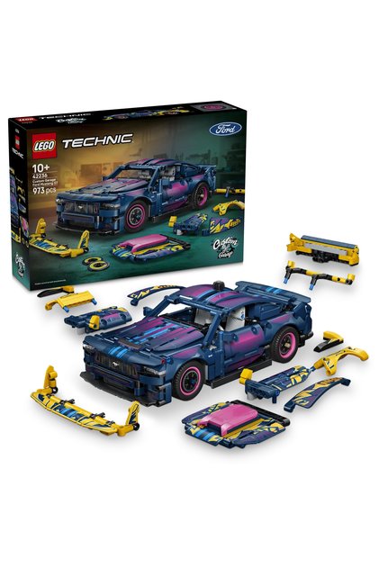 ® Technic Modifiye Ford Mustang GT Araba 42236 - 10+ Yaş için Oyuncak Yapım Seti (973 Parça)