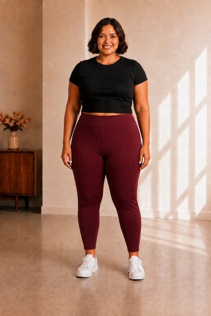 Women's Plus Size Steel Interlock Fabric t Shaping / Sculpting Leggings 3XL 4XL 5XL 6XL 7XL 8XL 9XL