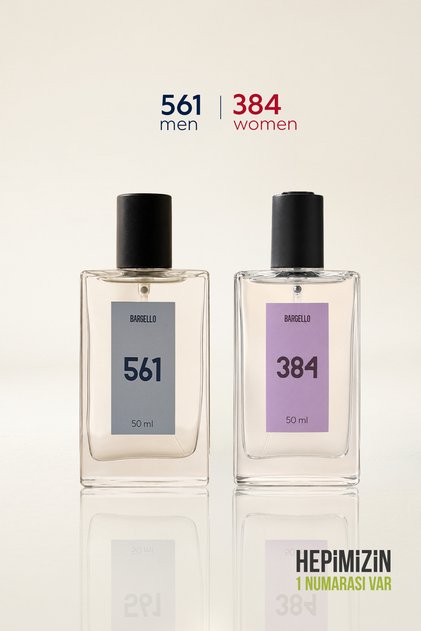 Kadın & Erkek Parfüm Seti 384 Floral 561 Fresh 50 ml Edp