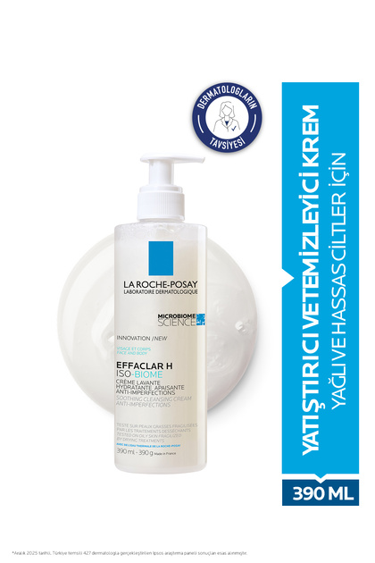 Effaclar H ISO-BIOME Creme Lavante Yağlı ve Hassas Ciltler İçin Yatıştırıcı & Temizleyici Krem 390ml