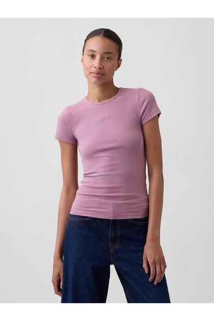 LOGO TEE WISPY MAUVE V2