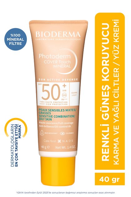 Photoderm Cover Kapatıcı Güneş Koruyucu Krem Light SPF50+ 40 gr