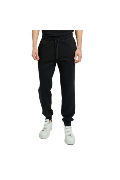 Pantaloni barbati PANTS FLEECE SEKHU, Bumbac, Negru, 52 EU