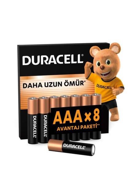 AAA Alkalin İnce Kalem Pil (8’li paket) 1,5 V LR03/MN2400