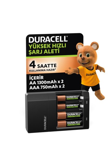 CEF14 Pil Şarj Aleti (2 Adet AA ve 2 Adet AAA Pil Hediyeli)