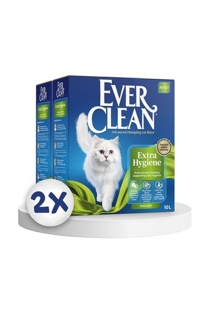 Extra Hygiene Fresh Scent(Kokulu) Kedi Kumu 10 Lt X 2 Adet