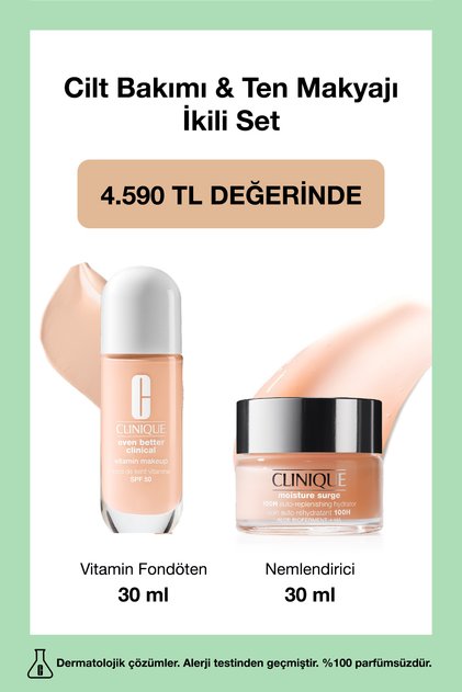 Cilt Bakımı & Ten Makyajı İkili Set | Light Cool 2 Fondöten 30ml, Nemlendirici 30ml