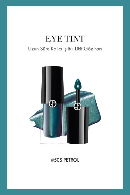 Eye Tint Uzun Süre Kalıcı Işıltılı Likit Göz Farı 50S Petrol 3614273744935