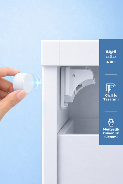 Magnetic Drawer Lock 4in1