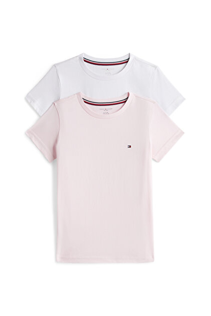 UG0UG00307 Tricou 2P CN SS 0VS Alb/ Roz deschis