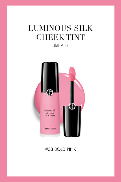 Giorgio Armani Cheek Tint Shine Likit Allık 53S COSMIC PINK