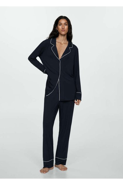 Lacivert Kadın Pijama Altı 77073289