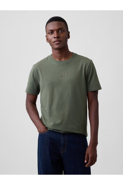 TRICOU CU LOGO VERDE TWEED