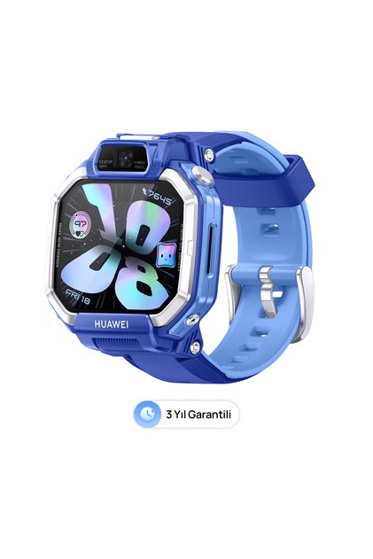 Watch Kids X1 Akıllı Çocuk Saati - Mavi, Çift Kamera, HD Görüşme, 3 Yıl Garantili