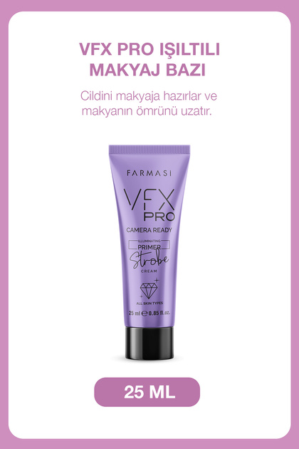 Işıltılı Makyaj Bazı - Vfx Pro Camera Ready Strobe Cream 25 Ml 8690131112851