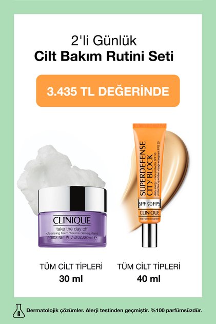 2'li Günlük Cilt Bakım Rutini Seti | Yüz Güneş Kremi 40ml + Makyaj Temizleyici Balm 30ml