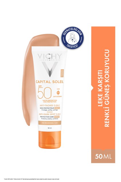 Capital Soleil Spf 50 - Colored Anti-blemish Sunscreen 50ml