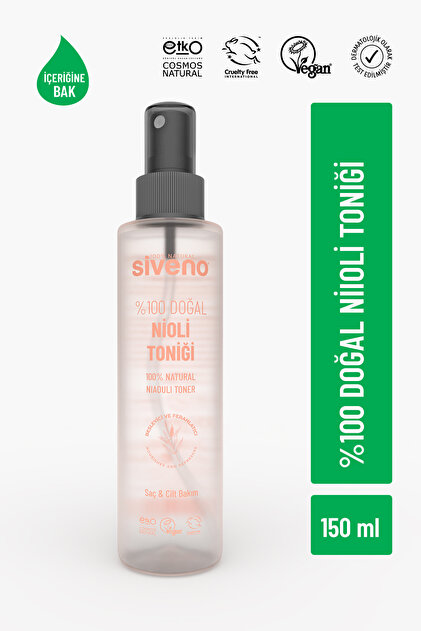 %100 Doğal Nioli Suyu Kötü Koku Önleyici Arındırıcı Ferahlatıcı İntim Bakım Toniği 150 ml