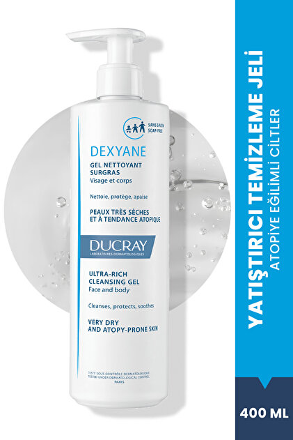 Dexyane Atopiye Eğilimli Ciltler İçin Cildi Yatıştırarak Temizleyen Yıkama Jeli 400 ml