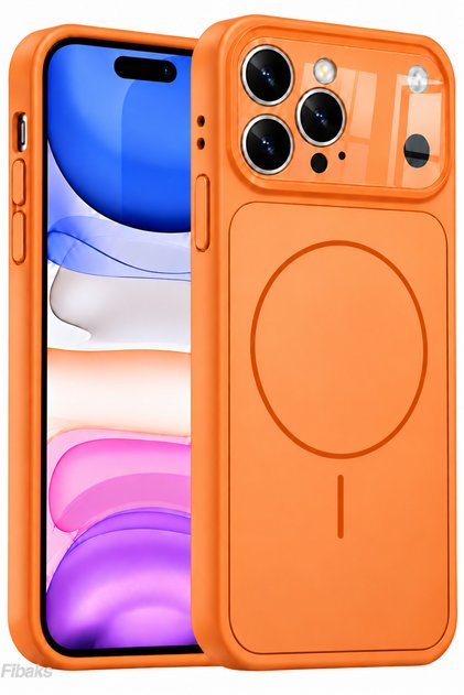 iPhone 12 Pro Max Kılıf 17 Pro Max Çevirici (Cihazınızdaki Lens Korumaları Sökün Yoksa Kılıf Oturmaz) MagSafe Kamera Lens Korumalı Camlı Dönüştürücü