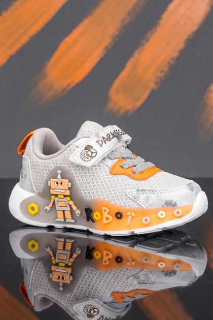 Kids Ds Rp38 Smoked Orange Children's Sneaker Daily Sports Velcro Shoes