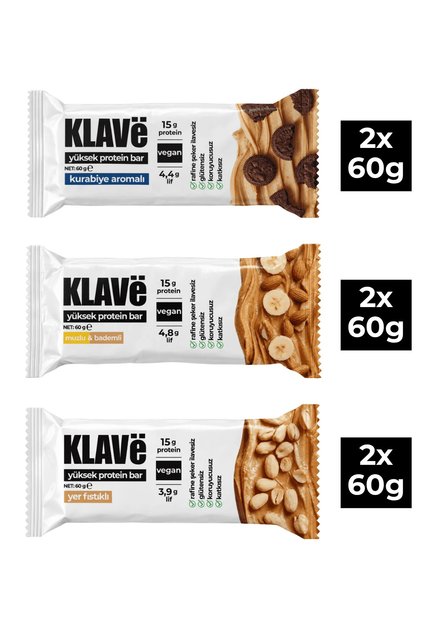 High Protein Bar Karma - 60 g X 6 Pieces - 15g Protein, Vegan and Gluten-Free