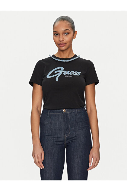 Tricou CN SS Jeans pentru femei, croială regulată