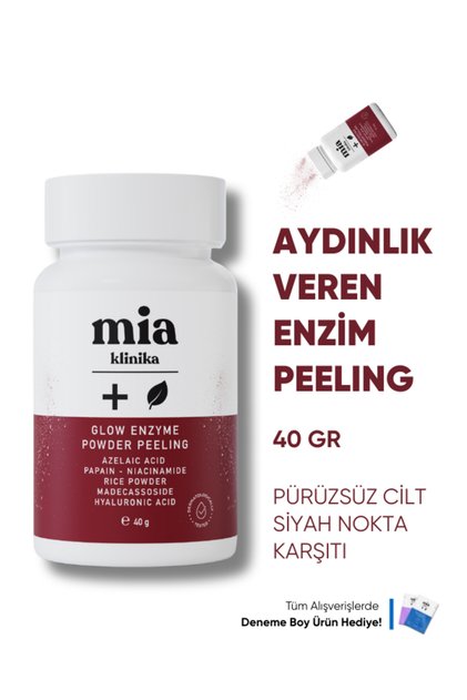Arındırıcı ve Aydınlatıcı Enzim Peeling Toz Temizleyici
