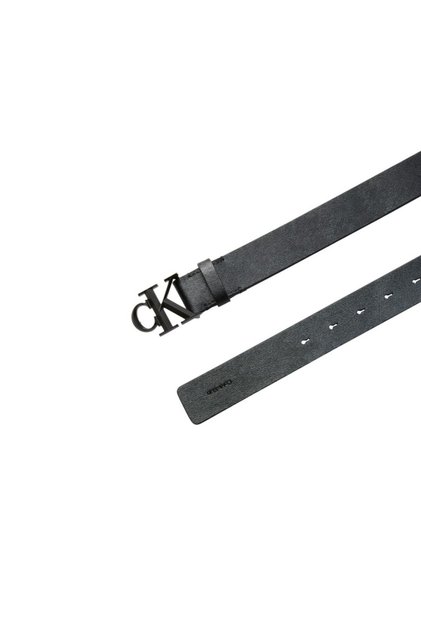 LV04D7173G CK FACETED BUCKLE 32MM V8N Чорний/Матово-чорний