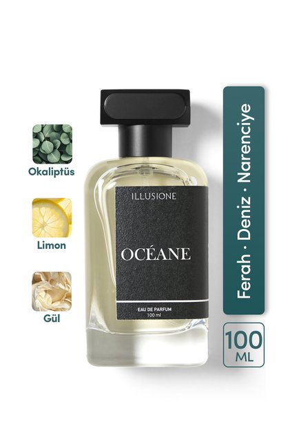 Océane EDP Erkek Parfüm 100ml | Ferah-deniz-narenciye| Aromatik, Limon, Gül