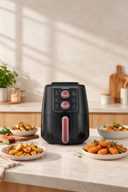 Airfryday 2508H, 4 Litre Sıcak Hava Fritözü Airfryer