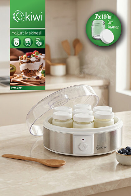 Kym-7211 Yogurt Making Machine Stainless Steel Glass Jar